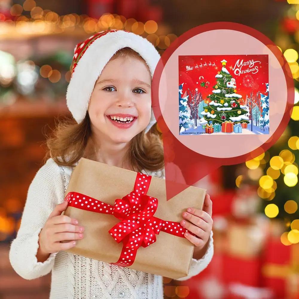 Set de 24 bucăți Calendar de Crăciun 2024 pentru brățări de Advent cu numărătoare inversă 24 de zile Set de brățări de Crăciun DIY