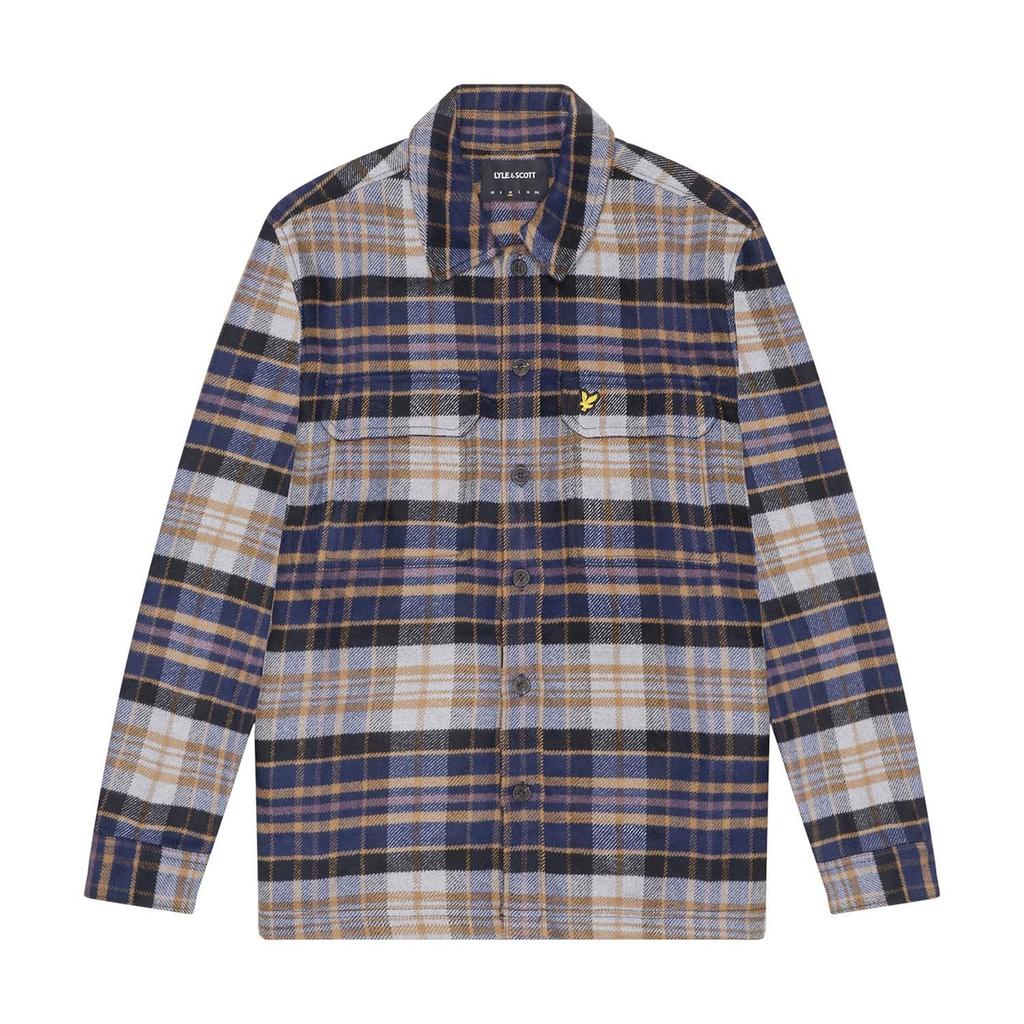 Lyle & Scott Mens Checked Flannel Overshirt