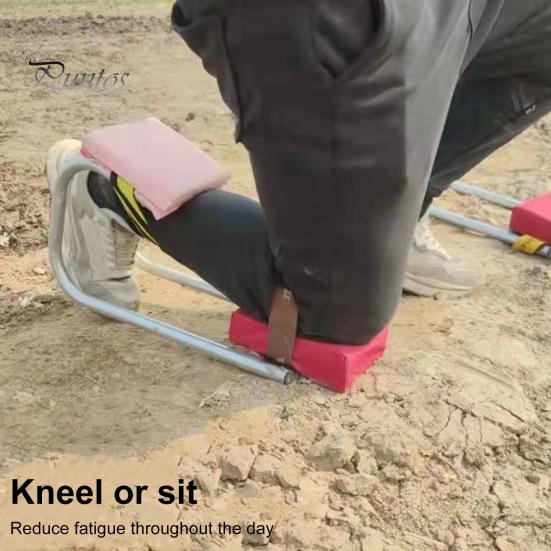 Knee Seat for Gardening Strap-on Knee Seat Ergonomic Bricklayer Kneeling Cushion Portable Knee Relief Cushion for Gardeners Knee Protection Ankle