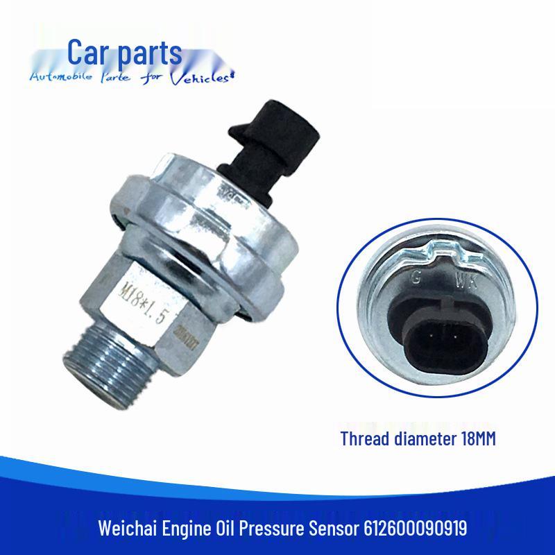 Compatible Oil Pressure Sensor Plug for Shaanxi Auto Delong Engines - Weichai Power 612600090919