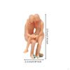 Unpainted Miniature Couple WhiteCast Figure Tiny People Figurines for Hobby