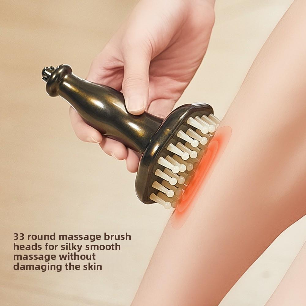 33 Beef Tendons Meridian Scraping Massage Brush Meridian Brush  for Arms Back Full Body Waist Thigh