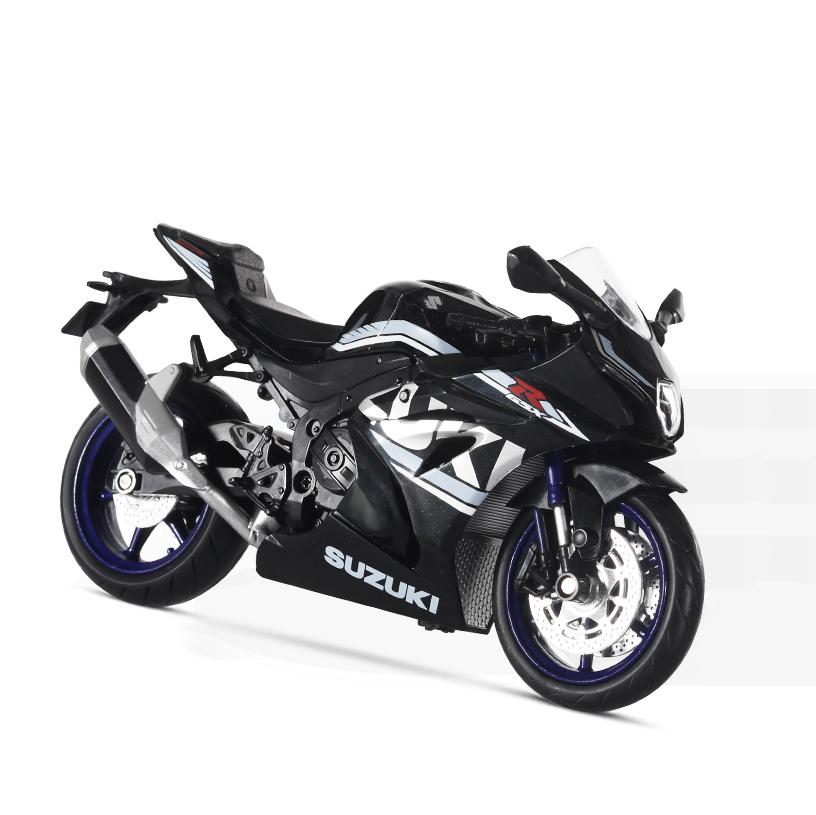 1:12 Aprilia Rsv4 Suzuki Gsx R1000r Alloy Motorcycle Model Diecast Car Toy Front Wheel Steering Miniature Cars Collect Ornaments