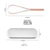 Stainless Steel Single-Handle Tongue Scraper for Oral Hygiene