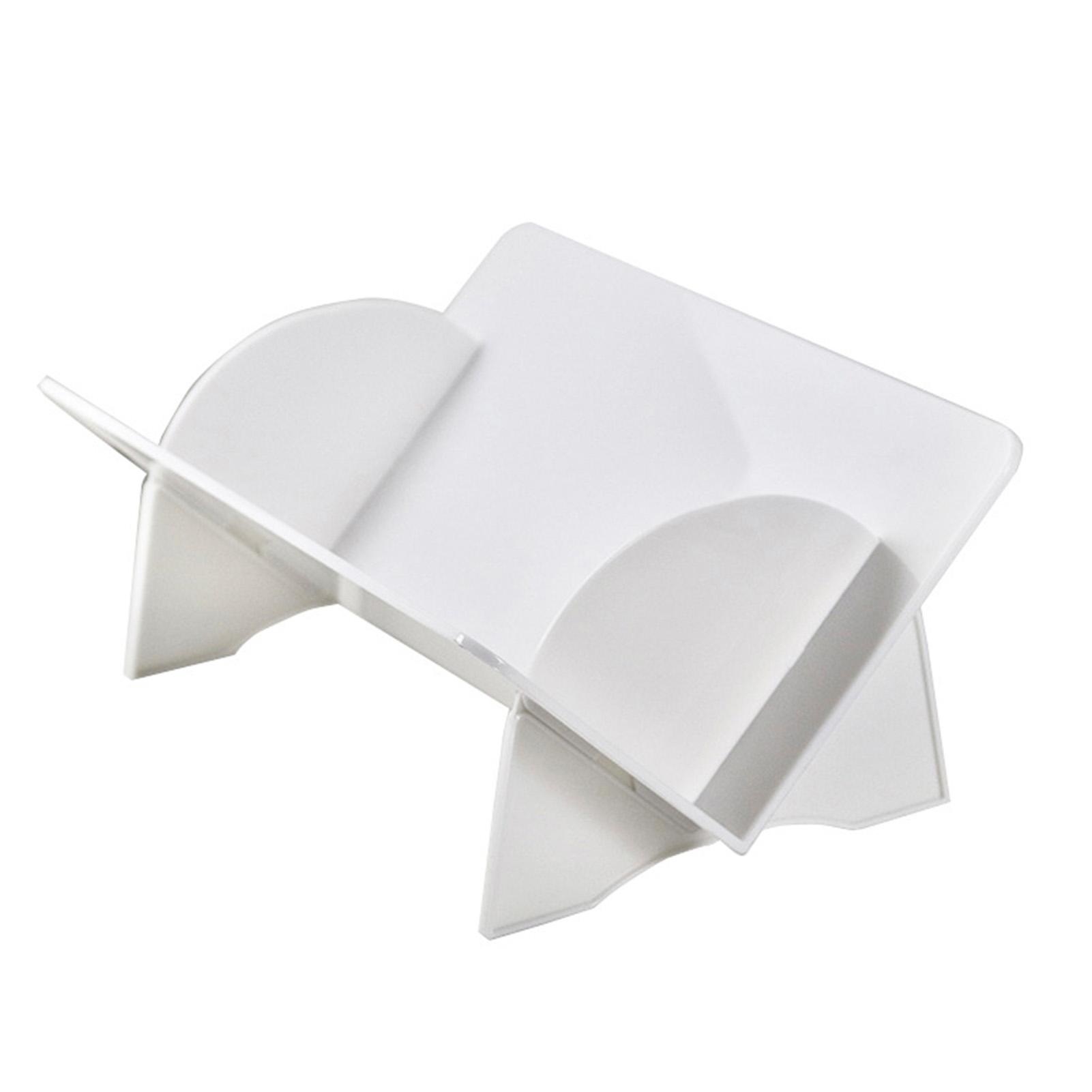 

Настольный Маленький Органайзер для Книжной Полки Простой Пластиковый Наклонный Настольный Стеллаж для Хранения Книг для белый