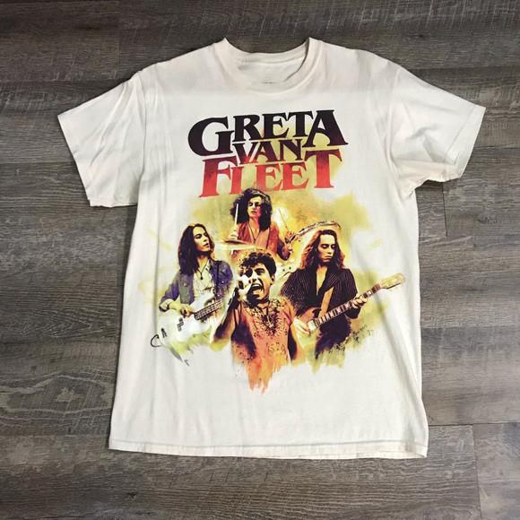 Greta Van Fleet Logo T-Shirt All Sizes New LI428