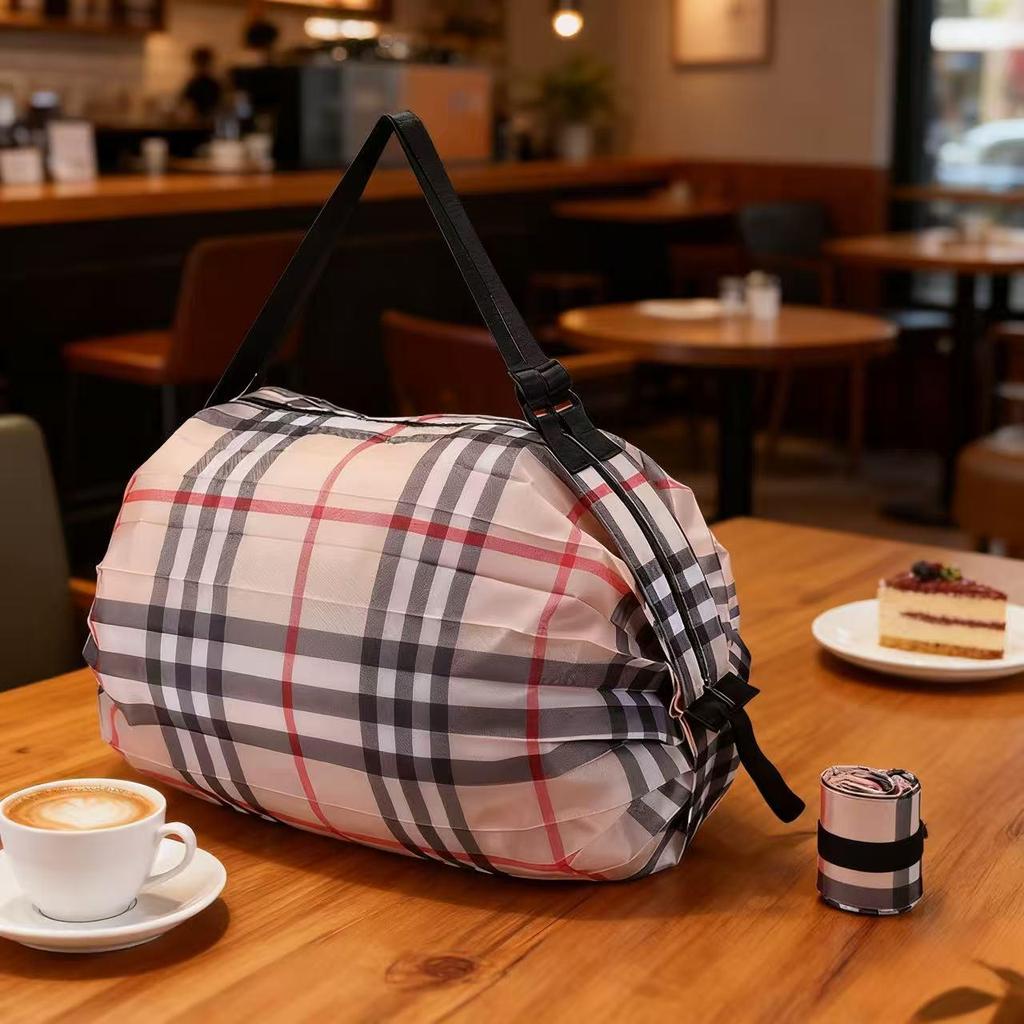 Foldable Japanese-Style Eco-Friendly Travel Shoulder Bag
