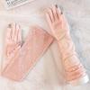 Sun Protection Gloves for Women UV Proof Summer Riding Electric Bike Ice Sleeves Integrated Hand Sleeves Loose Car Ice Silk Sleeves Sleeves