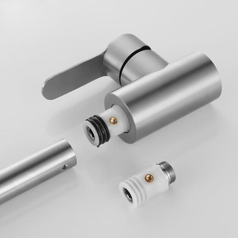 VEMUSE 304 Stainless Steel Single Cold Water Kitchen Faucet