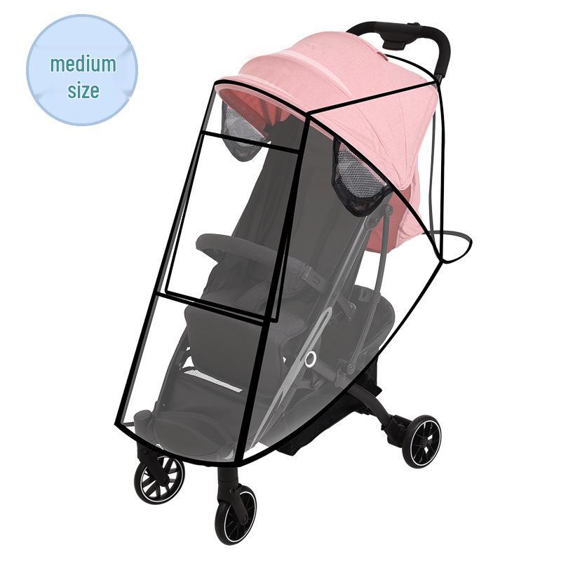 Universal Windproof Stroller Canopy: Baby Rain and Sun Shield Cover