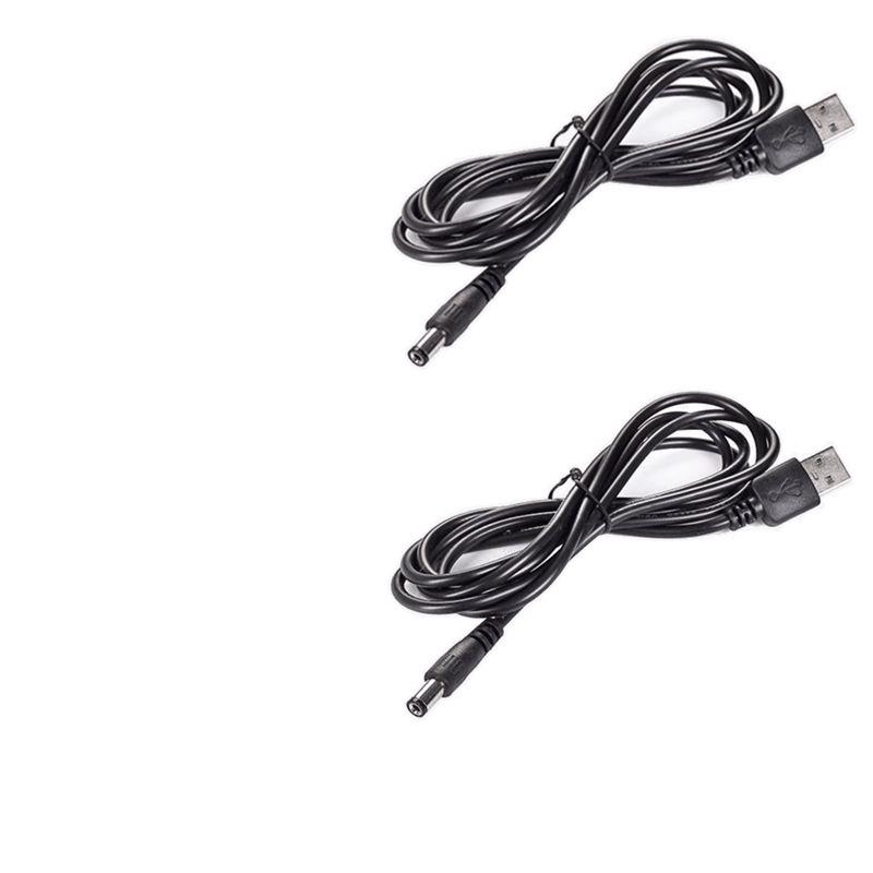 8-Piece DC Converter Set for Laptops - 5.5x2.1mm Plug Adapter