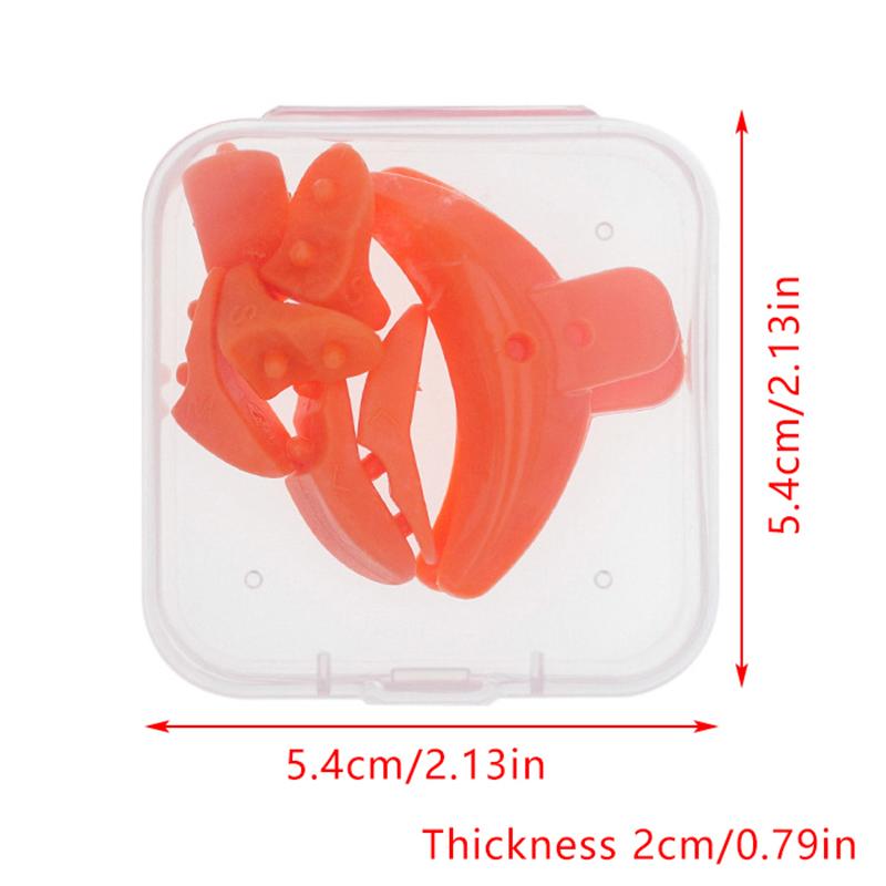 1Perechi 3Mărimi Tampoane Silicon Perm Gene Anti-Cădere Bigudiuri Ridicare Gene Scut Reutilizabil Anti-Alunecare 3D Aplicator Ondulator Gene