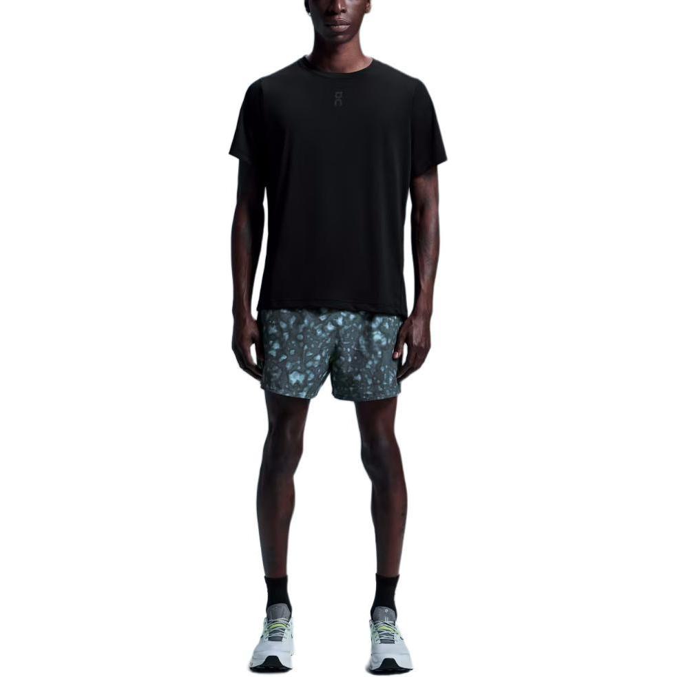 On T Shirts Men s Black Crew Neck Moderate Straight Fit 1ME30070553 XS