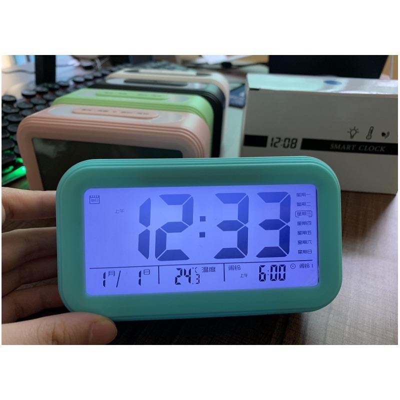 Smart Clock Big Letter Old Man Clock Creative Voice Clock Luminous Clock