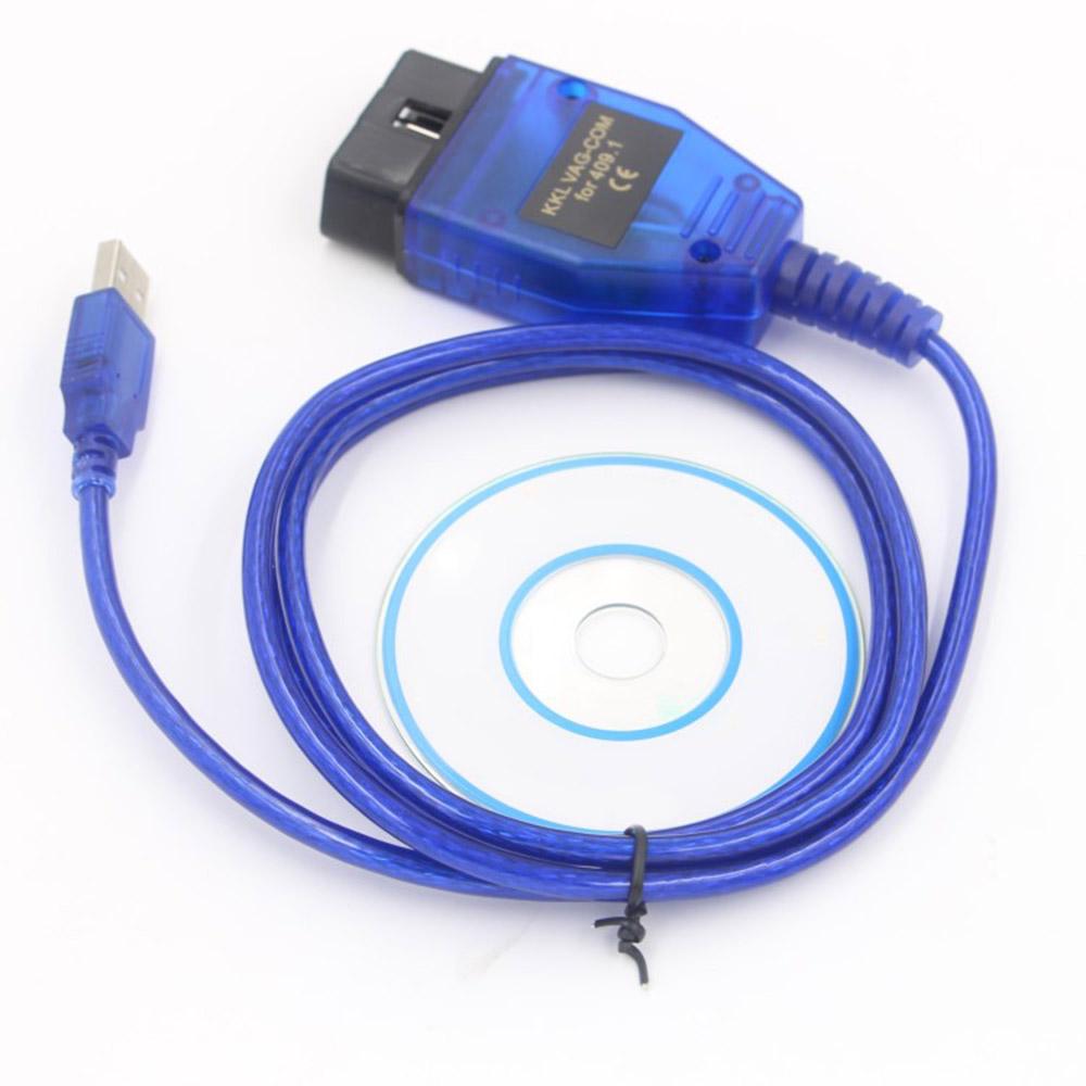 USB OBD 2 Cable Support for VCDS Software 1.4m Length USB ODBII Car Diagnosis Cable