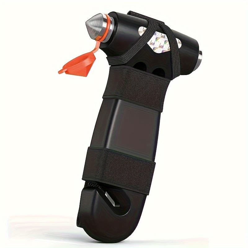 

1 шт. Автомобільний молоток безпеки склобій, інструмент для аварійного виходу з різаком для ременя безпеки - Чорний - для автовласників - для надзвичайних ситуацій чорний