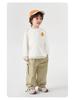 European Boys' Trendy Long Sleeve T-Shirt - Spring/Autumn Style, Cool Sporty Base Layer for Kids, Warm Inner Layer Top