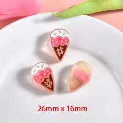 New Hot Sale Kawaii Cabochons Artificial Food Animal Fruit Design Resin with Flat Back for Souvenirs