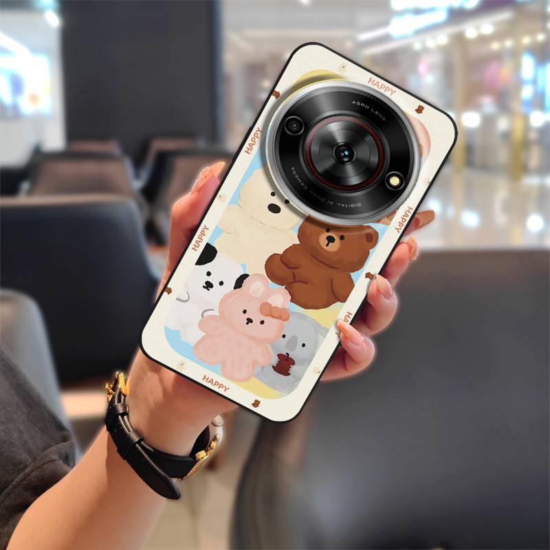 Cute Cartoon Phone Case For ZTE Blade A75 5G/Nubia Focus 5G/Calf 5G Soft case Durable Dirt-resistant Anti-dust Graffiti