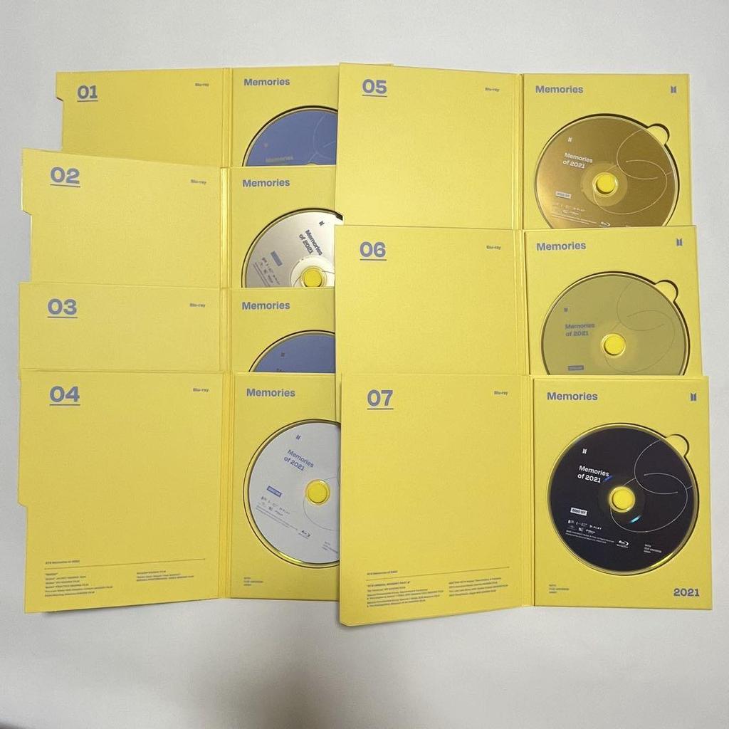 [USED] BTS MEMORIES 2021 JIN Blu-ray
