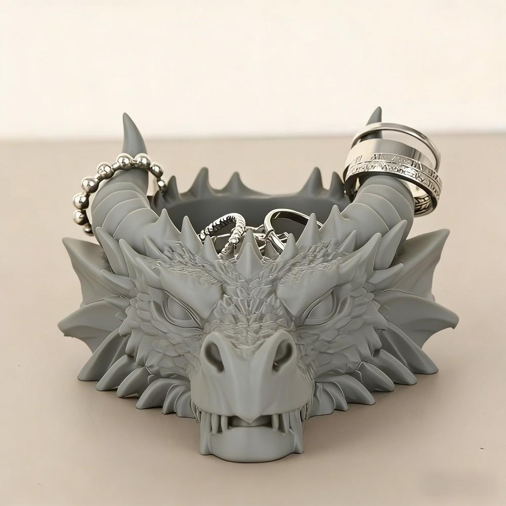 Support de Présentation de Bijoux Drôle Ornements Multifonctionnels Tête de Dragon Chambre à Coucher