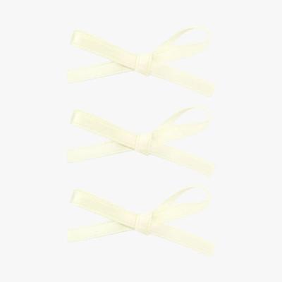 Pink PINEAPPLE [3EA 1SET] Ribbon BUNDLE HAIRPIN SET_IVORY