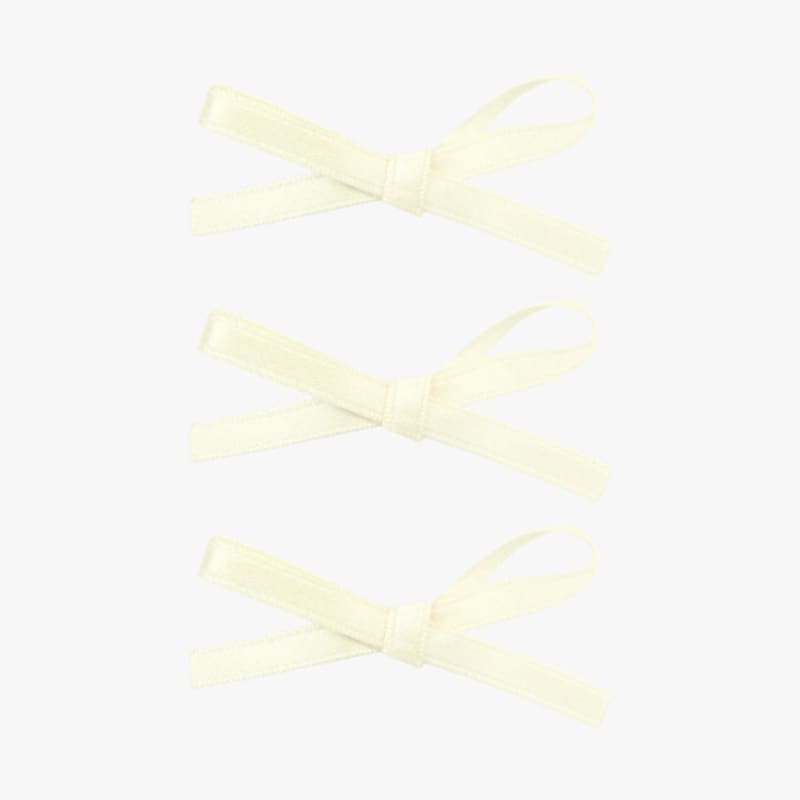 

pink PINEAPPLE [3EA 1SET] ribbon BUNDLE HAIRPIN SET_IVORY IVORY_FREE