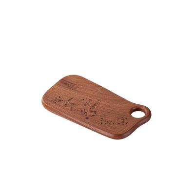 Yimao Ebony Wood Carved Fruit Cutting Board