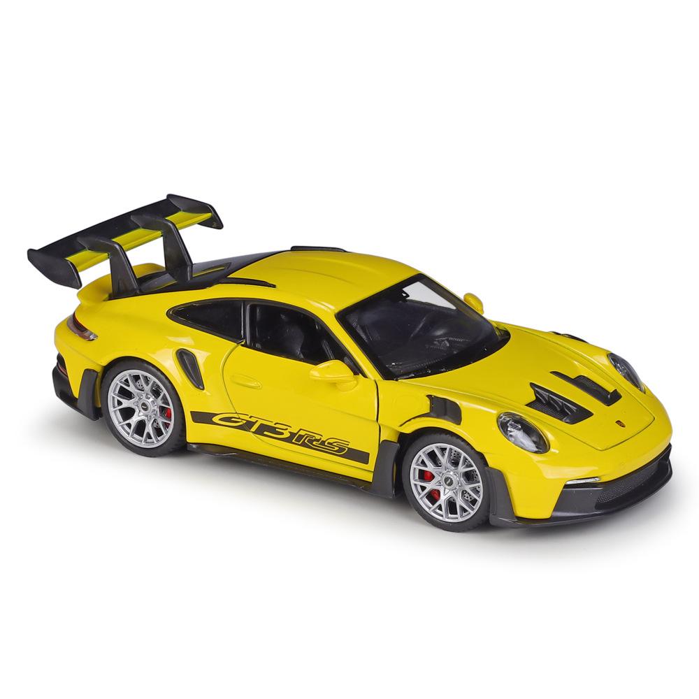 WELLY 1:24 Porsche 911 GT3 RS 992 Alloy Car Diecasts & Toy Vehicles Car Model Miniature Scale Model Car Toy For Children