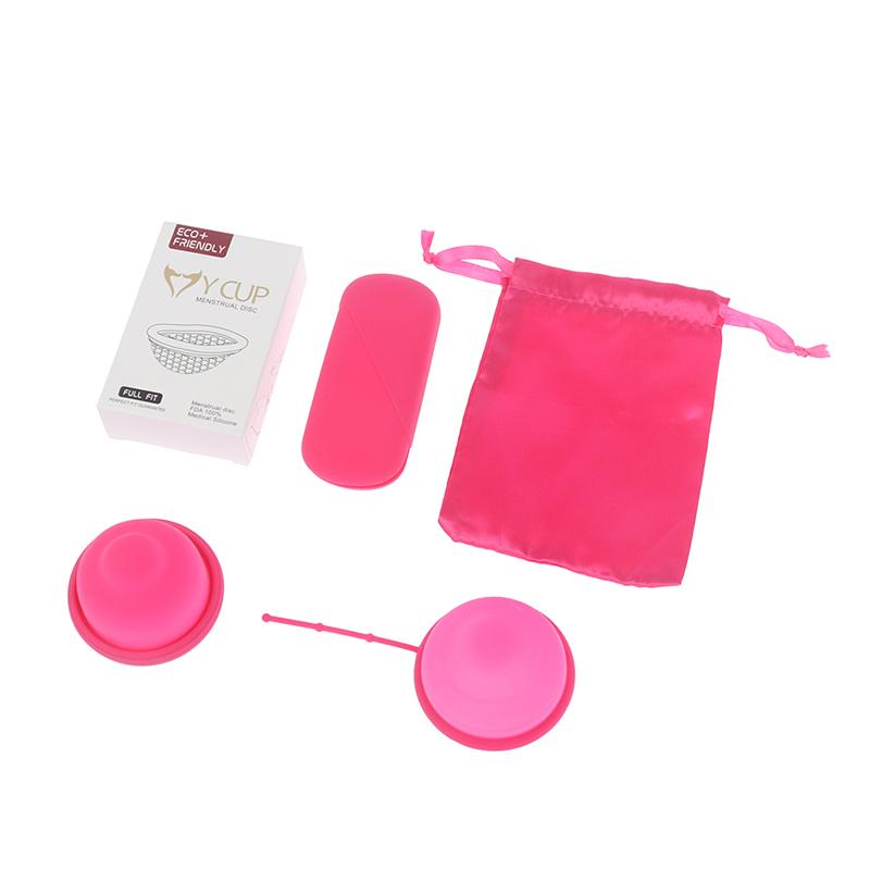 Coupe Menstruelle Disque Silicone Extra-Fin Disque Menstruel Tampon Ou Serviettes Alternatives