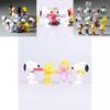Adorable 12pcs Peanuts Charlie Brown Snoopy Lucy Franklin Figure Cake Topper Set