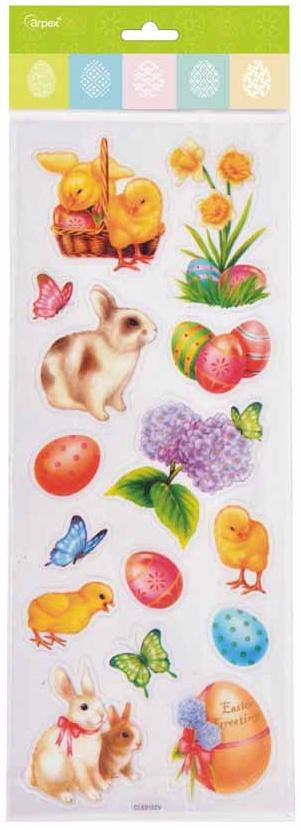 Easter Glitter Decorative Stickers