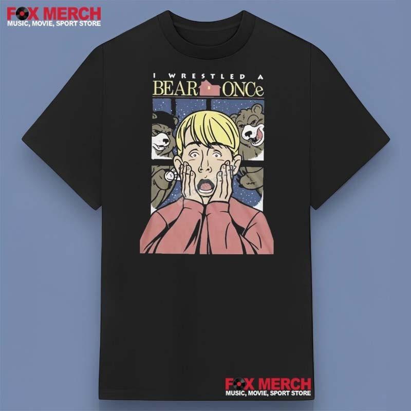 Iwrestledabear<wbr/>once Band Unisex Black Cotton S-5XL T-Shirt For Fans SN272 Unisex T-Shirt