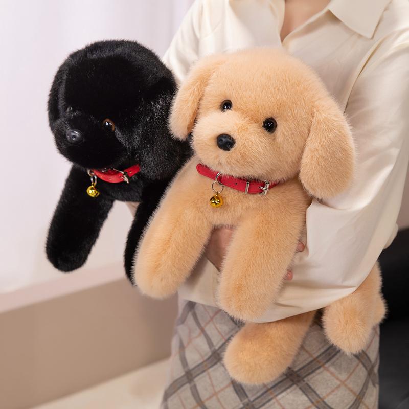 22Cm Cute Labrador Retriever Plush Toy Halloween Black Dog Cute Dog Friend Animal Stuffed Plush Toys Halloween Room Decor