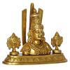 Tirupati Balaji Brass Idol, Gold Finish Divine Home Decor & Pooja Room Statue