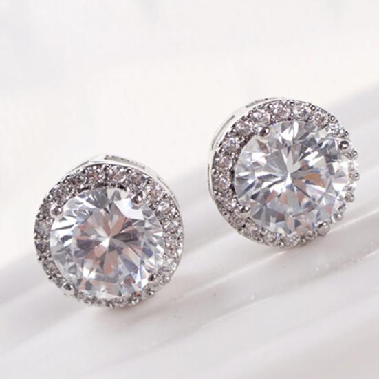 Durable Earrings Easy Matching Women Screw Back