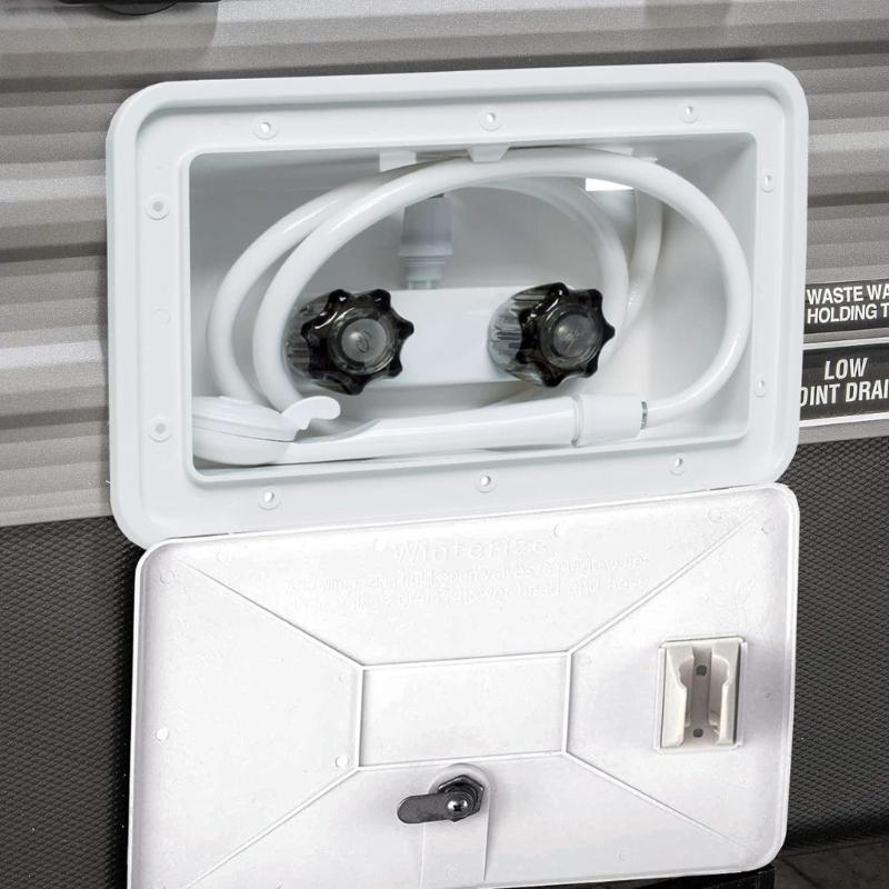 4 Inch Center Spread Shower Valves Replacement Quick Connection Installation ABS Material For Motorhome Boat Recreational Vehicles