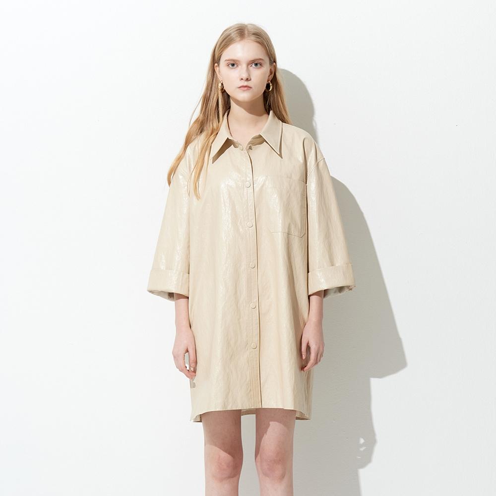 Pin Black Crack Eco Vegetable One-Piece Ivory