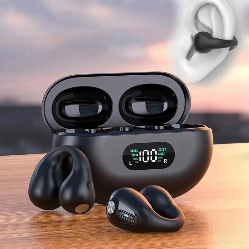 Buy Bone Conduction Bluetooth 5.3 EarphoneWireless Ear Clip Headphones