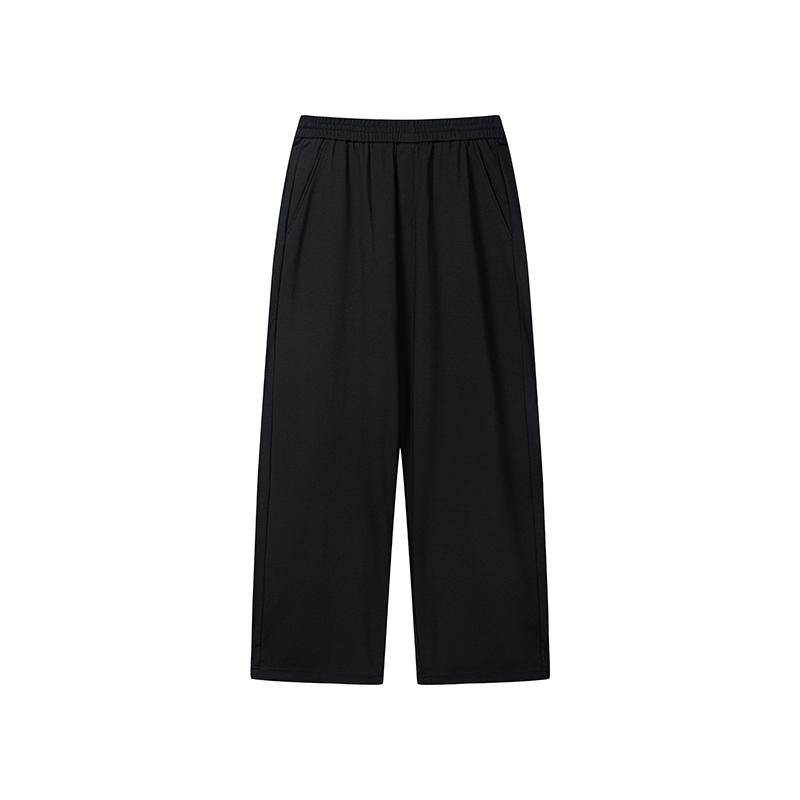 FILA Solid Color Comfortable Loose Casual Pants Men bottoms F11M635603FBK M