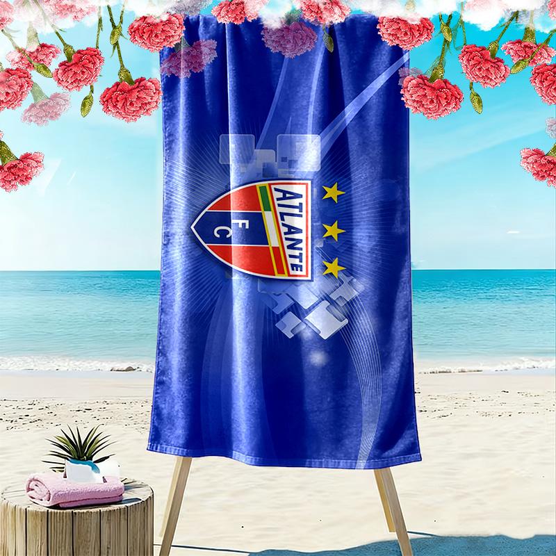 Atlante FC Print Beach Towel, Large Soft Quick Dry Towel for Beach Camping Swimming
