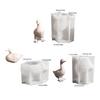 Flexible Silicone Mould Accessory for Creating Duck Candle Holders Decoration With Resin And Plaster Daily Use