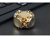 Nine-Tooth Pure Copper Metal Alloy Gear-Linked Fidget Spinner Ferris Wheel with 34-Gear Rubik's Cube Design