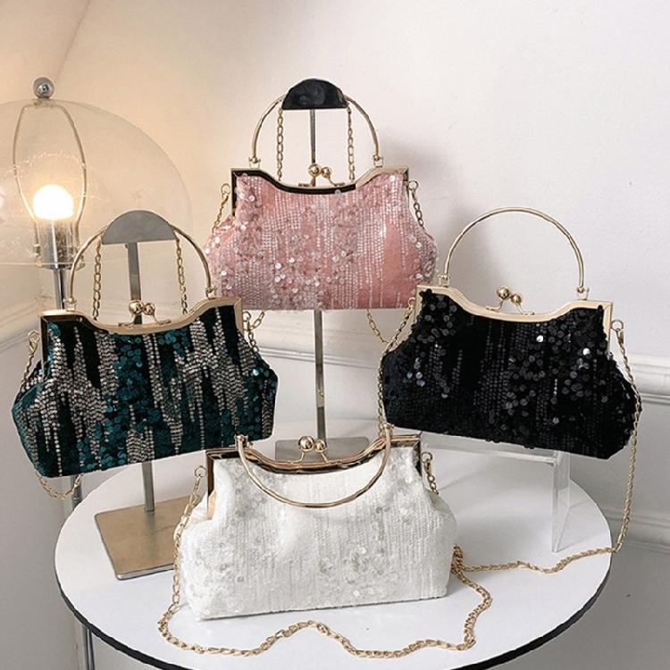 Sparkling Sequins Clutch Purses Fashion Handbag Wedding Party Shoulder Bag