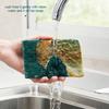 10/20Pcs Scrub Pads Household Kitchen Oil Removal Dishwashing Pot Pads Scratch Free Multipurpose Reusable Cleaning Dishrag