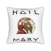 Project Hail Mary Square Pillow Cases Ryland Grace Rockys Cushion Cover Custom Polyester Decorative Pillowcover for Car 40*40cm