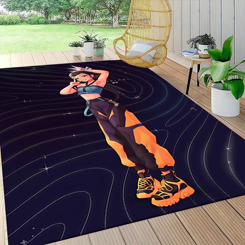 1Pc Fantasy Warrior Trio Carpet Rug Customizable Soft Washable Antislip Home Living Room Sofa Mats Personalized Rug 0917207