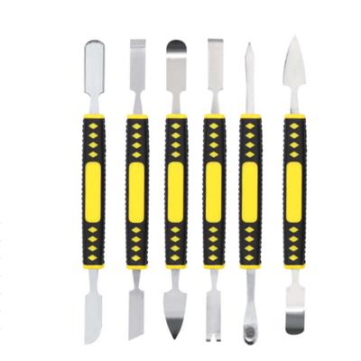 Metal Crowbar 6 Piece Set Carbon Steel Compact Structure 6 Piece Computer Repair Tool Kit for Phone
