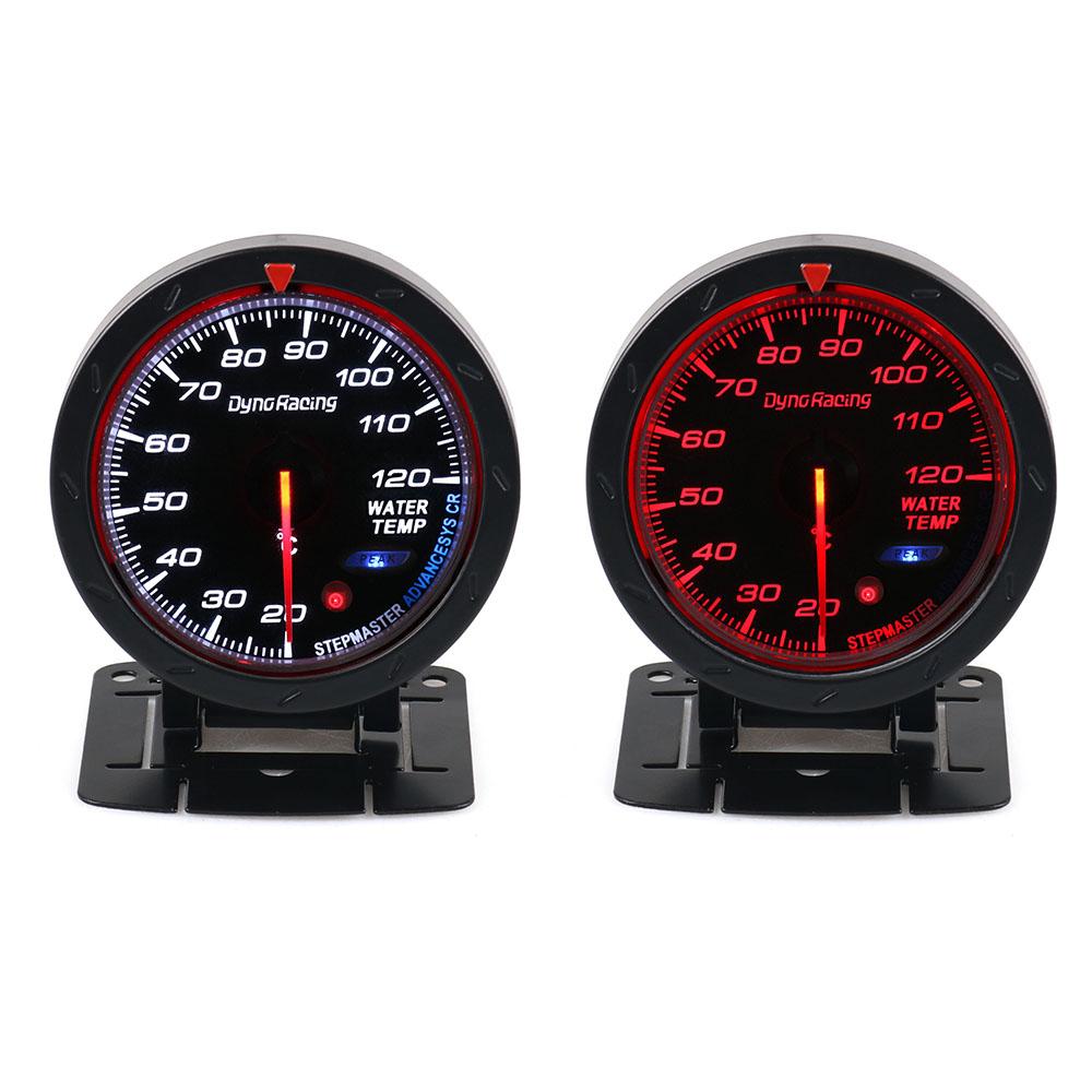 60MM Racing Car Water Temperature Gauge 20--120 C Dynoracing Water Temp Meter & Lighting Auto Water Temperature Gauge TT101469