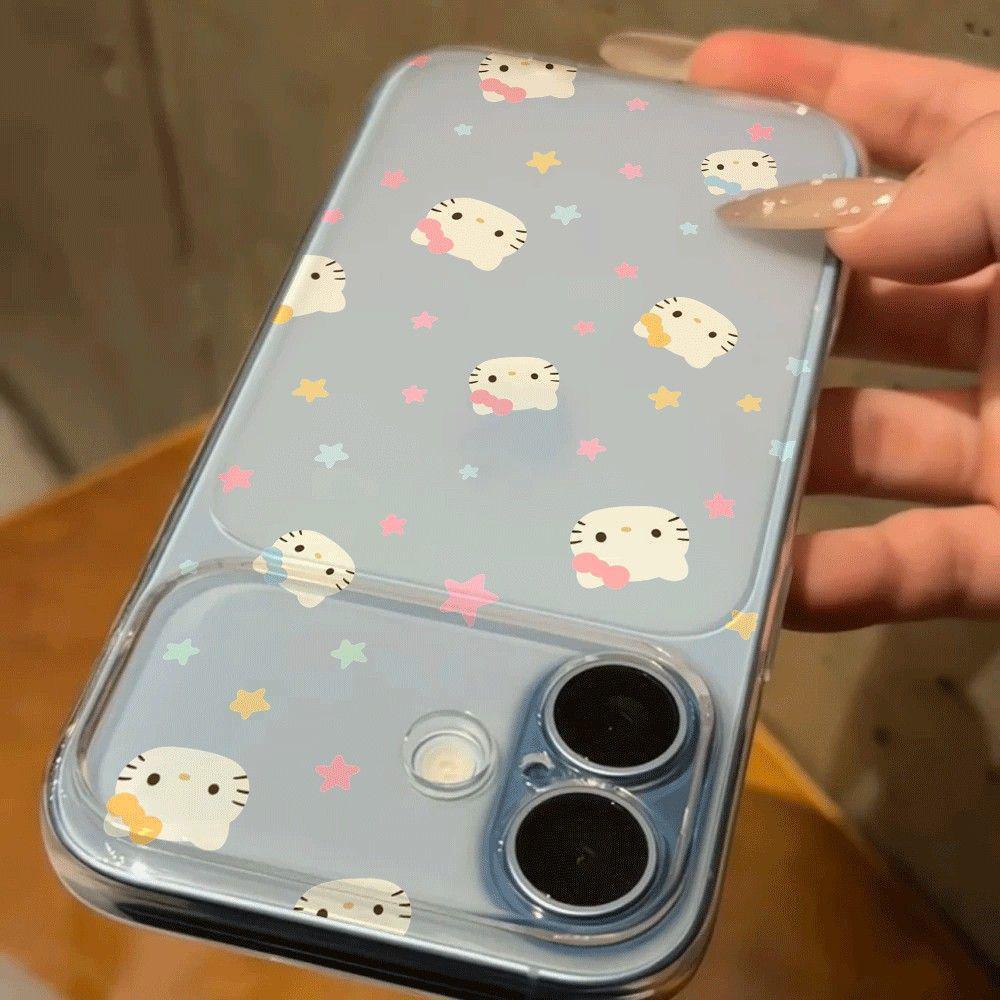 Hello Kitty Star Design Case for 17 Pro Max, 16, 15 Pro, 14/13 - Cute & Simple